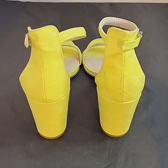 BRAND NEW REACTION KENNETH WOMEN'S CHUNKY HIGH HEEL SANDALS  OPEN TOE SANDAL G1 - Picture 7 of 16